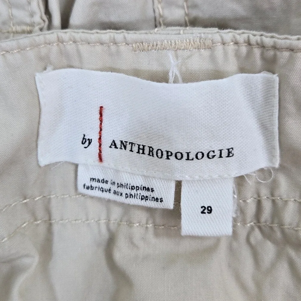 Anthropologie Women's Beige Cargo Pants Size 29 - 28